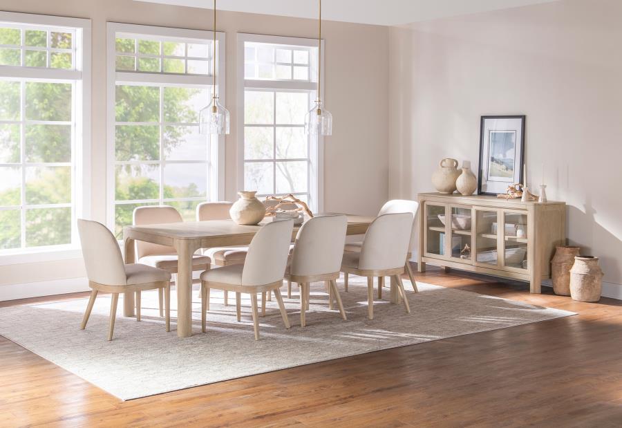 Maria 90-inch Extension Dining Table Weathered Mango
