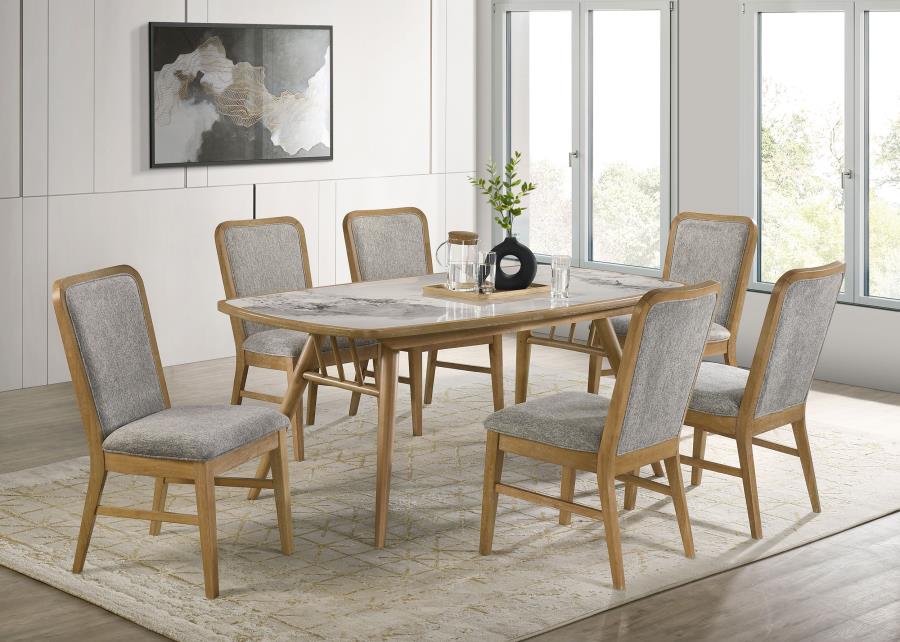 Claire Rectangular Dining Table Weathered Natural