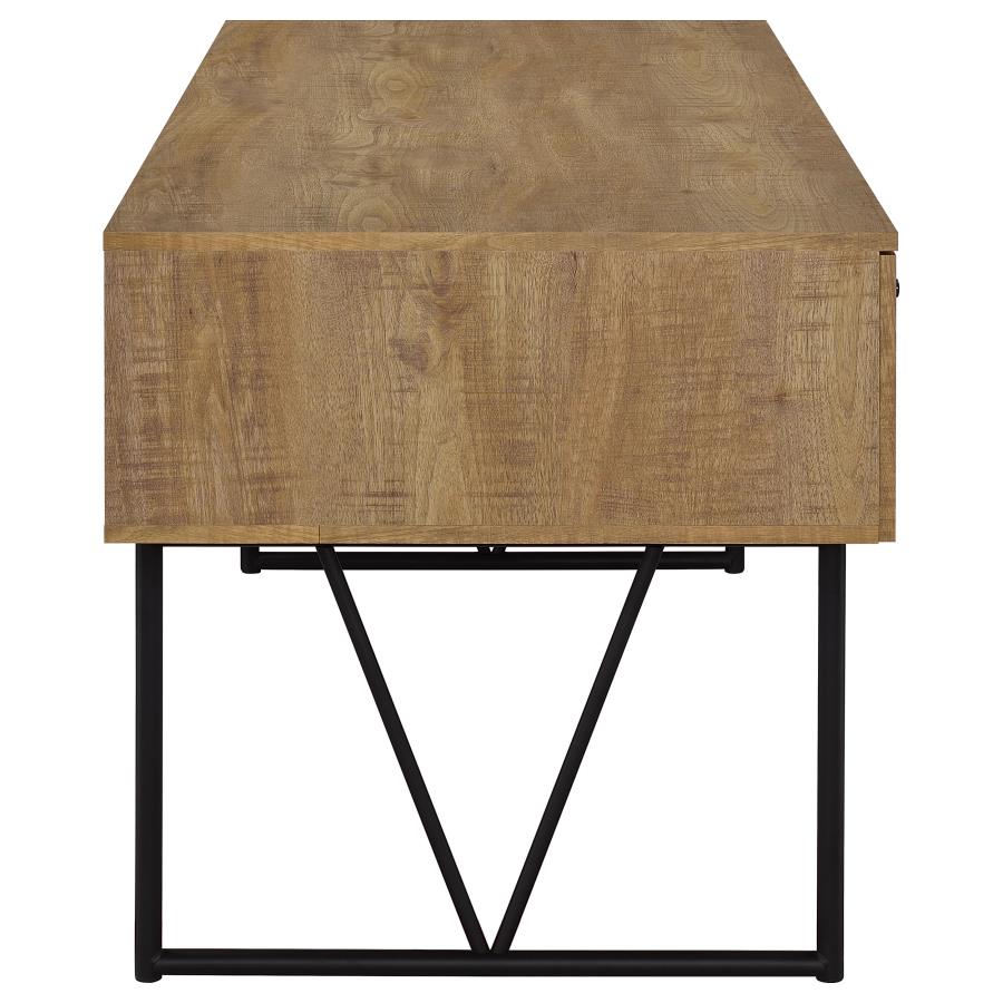 Cora 63-inch 4-drawer Writing Desk Mango