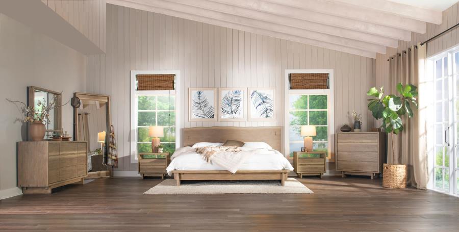 Angelica Weathered Oak 4-drawer Chest