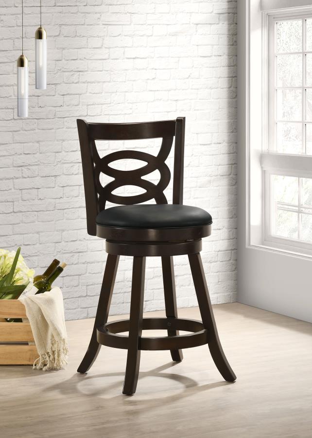 Rosa Swivel Counter Stool Cappuccino