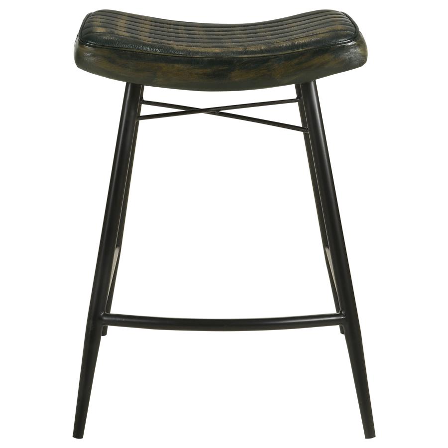 Sara Leather Counter Stool Espresso