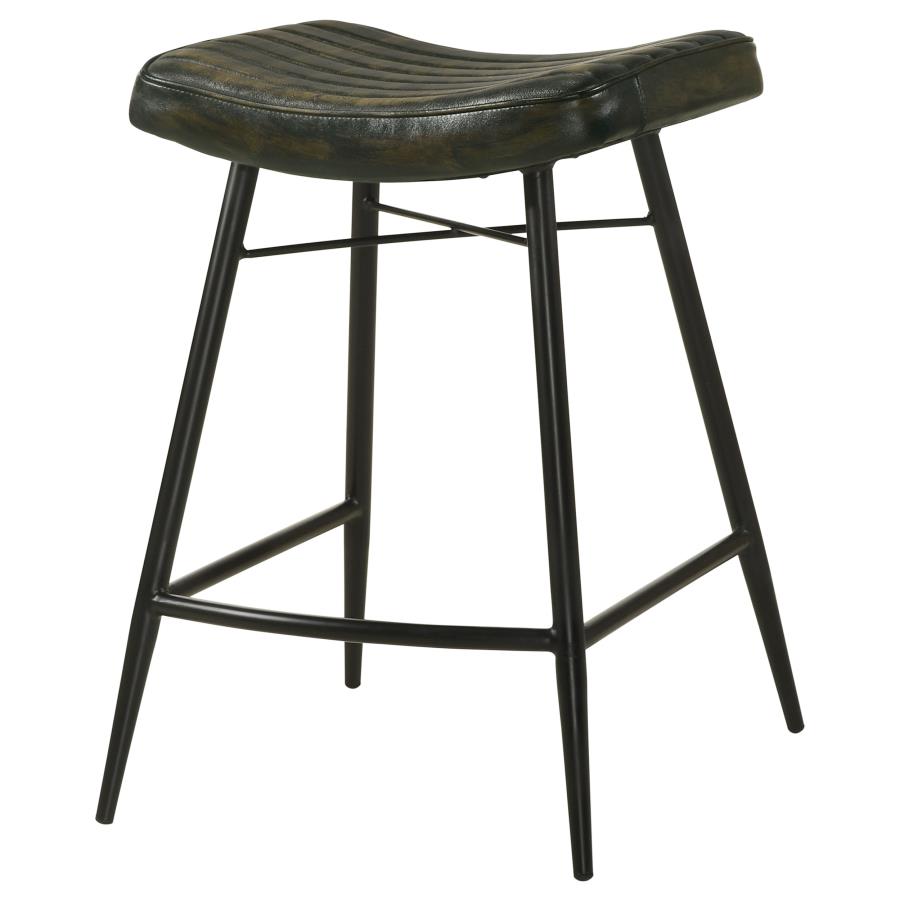 Sara Leather Counter Stool Espresso