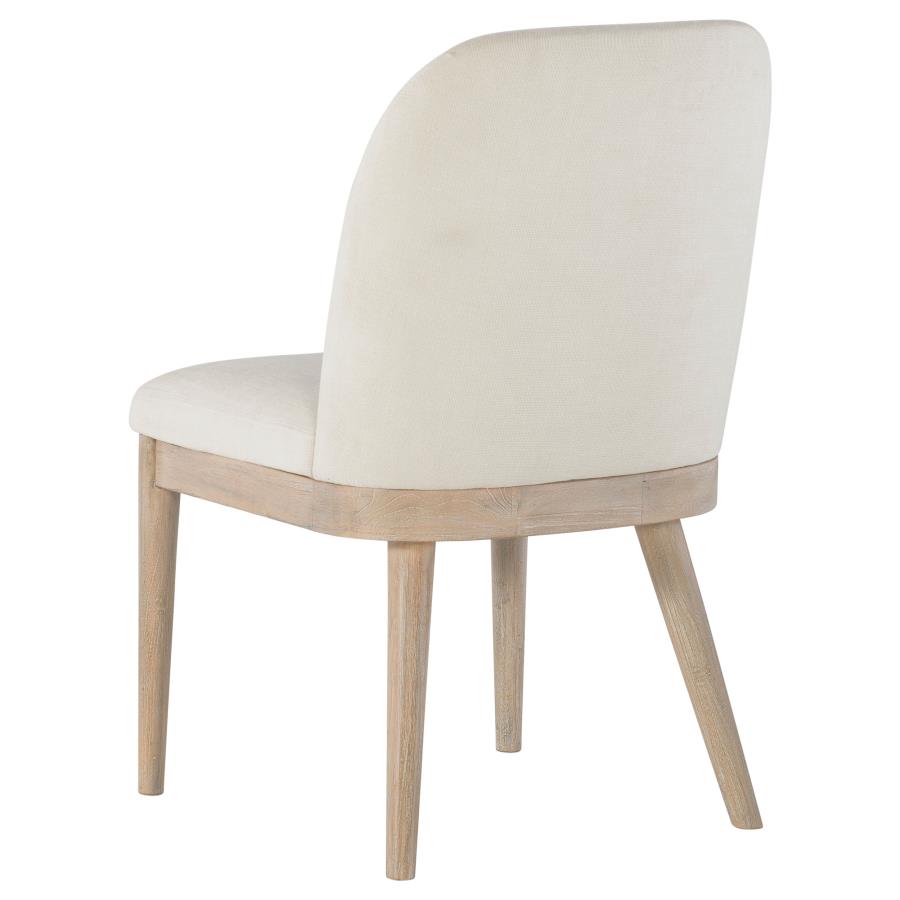 Maria Upholstered Dining Side Chair Beige