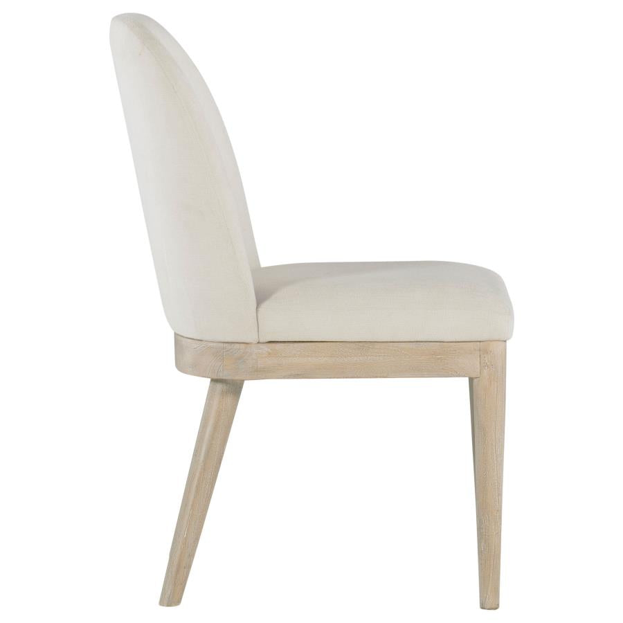 Maria Upholstered Dining Side Chair Beige