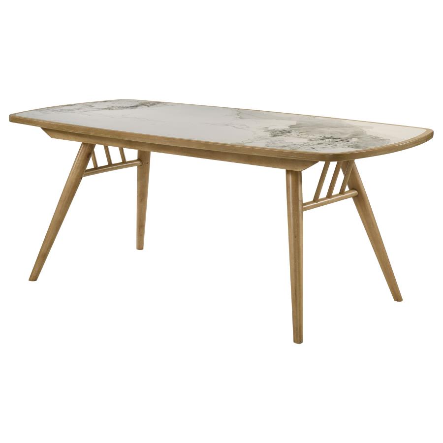 Claire Rectangular Dining Table Weathered Natural
