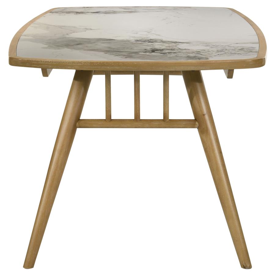 Claire Rectangular Dining Table Weathered Natural