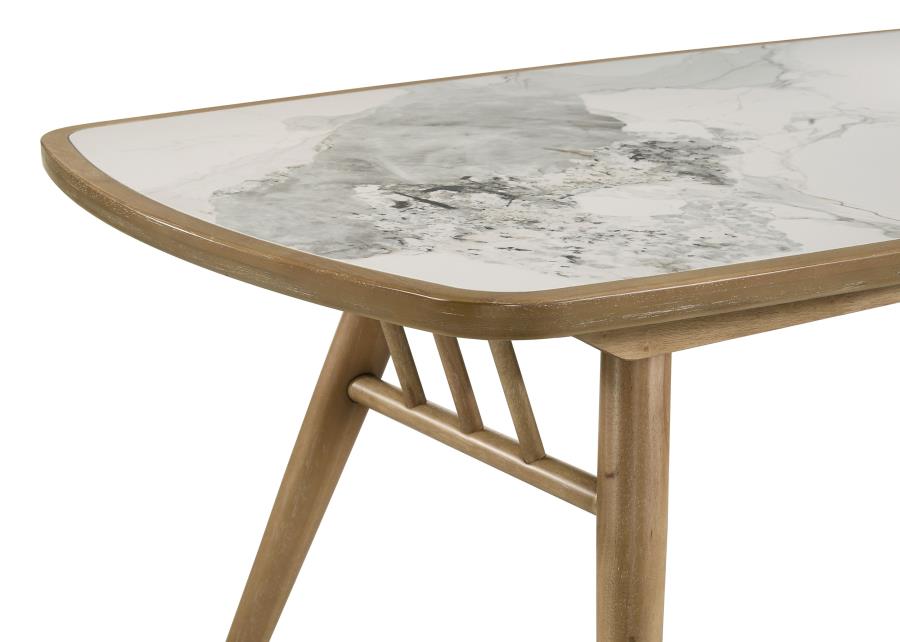 Claire Rectangular Dining Table Weathered Natural