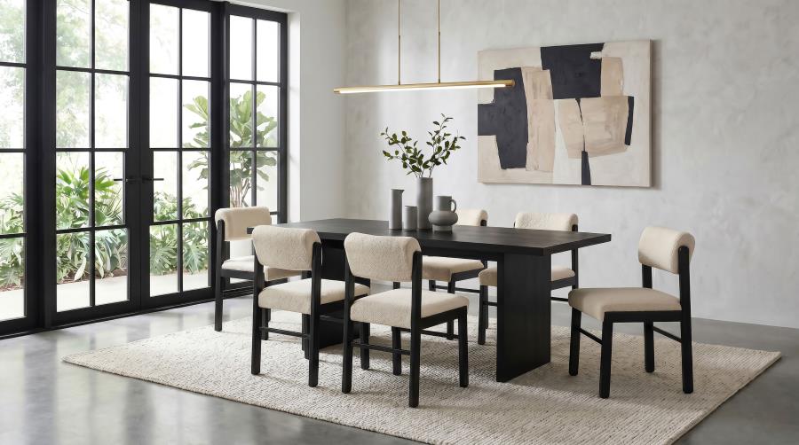 Katerina 7-Piece Rectangular Wood Dining Set