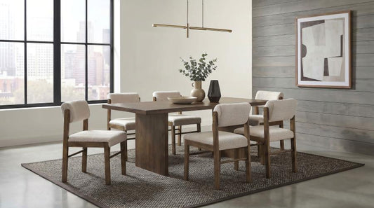 Katerina 7-Piece Rectangular Wood Dining Set