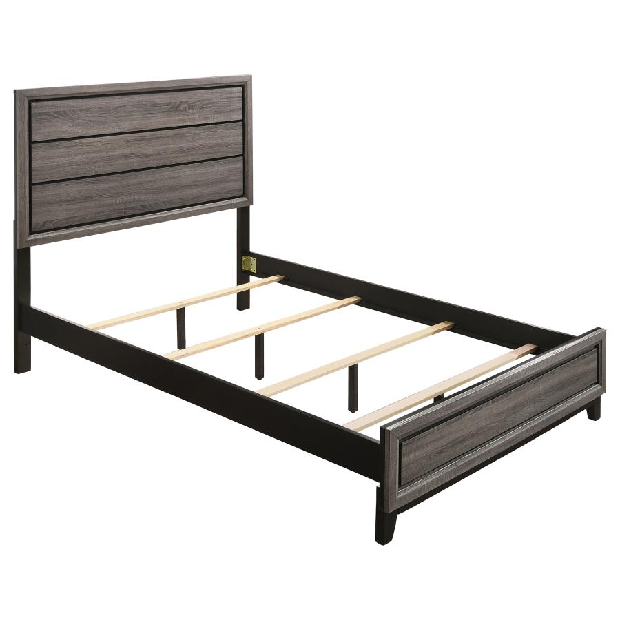 Wally 5 Piece Bedroom Set Grey Oak