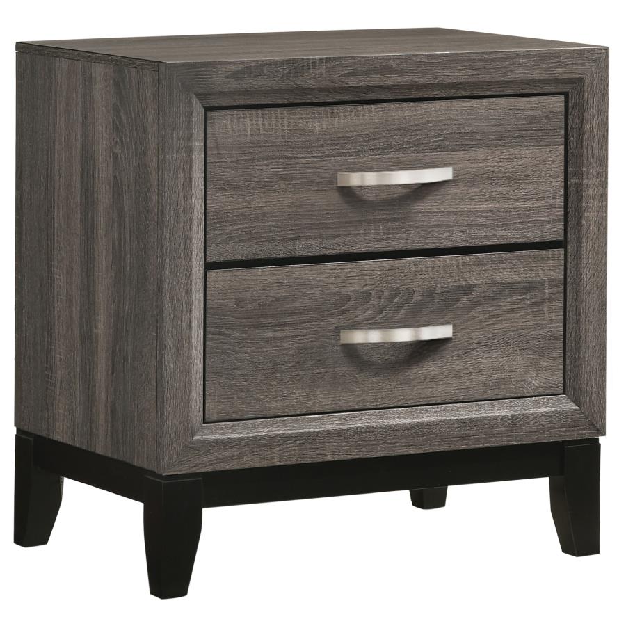 Wally 5 Piece Bedroom Set Grey Oak