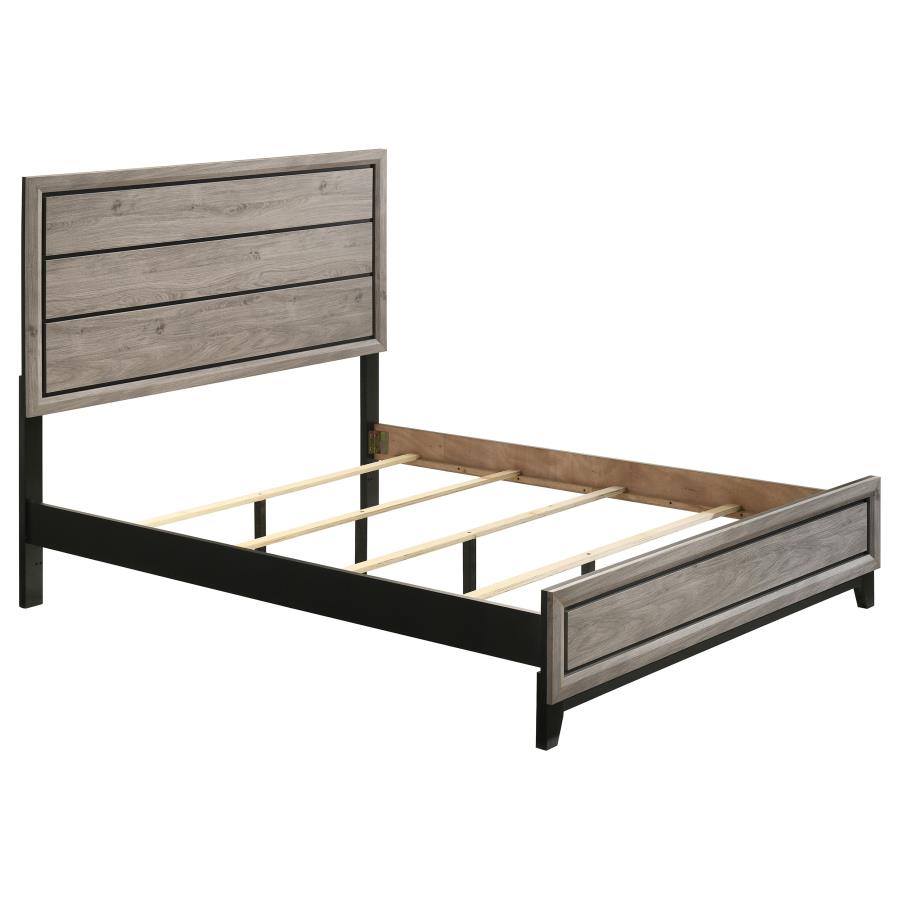 Wally 5 Piece Bedroom Set Grey Oak