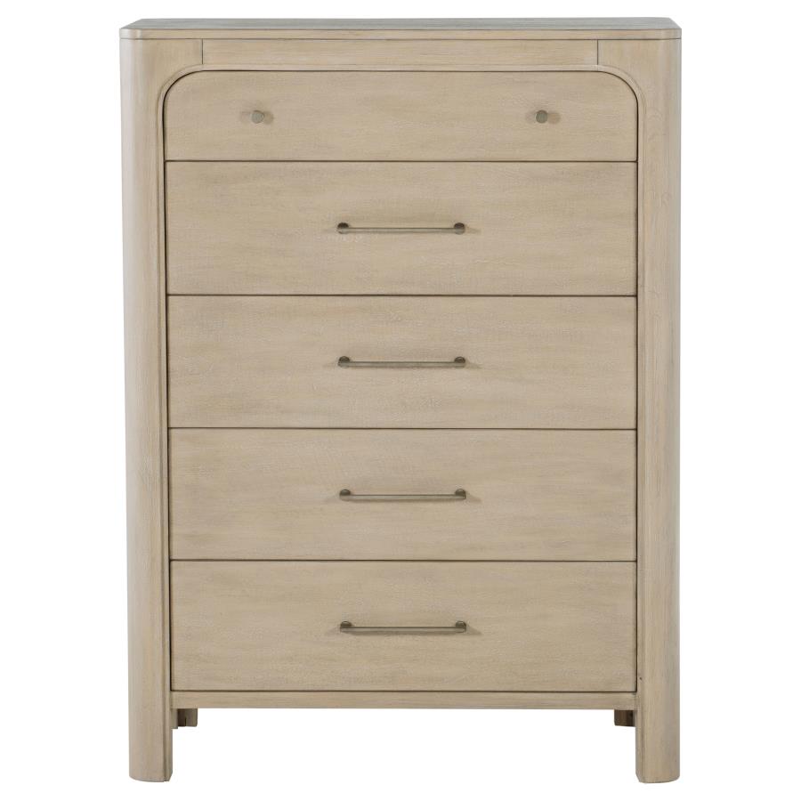 Maria 5-drawer Bedroom Chest of Drawers Weathered Mango
