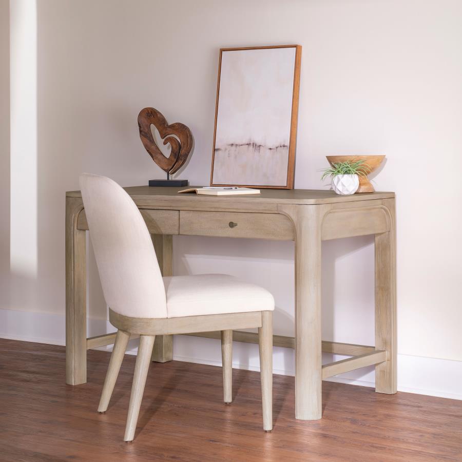 Maria 2-drawer Makeup Table Vanity Desk Weathered Mango