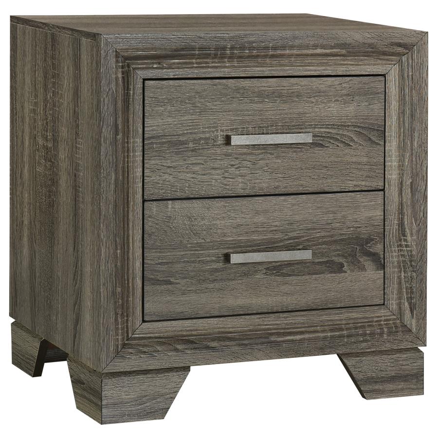 Khloe 5 Piece Bedroom Set Brown Oak