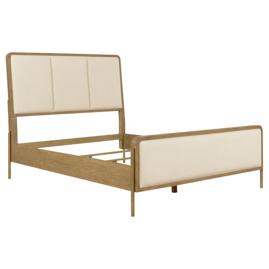 Diana Panel Bed Cream Upholstery