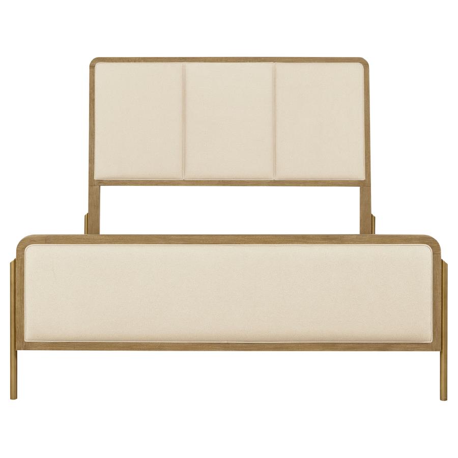 Diana Panel Bed Cream Upholstery