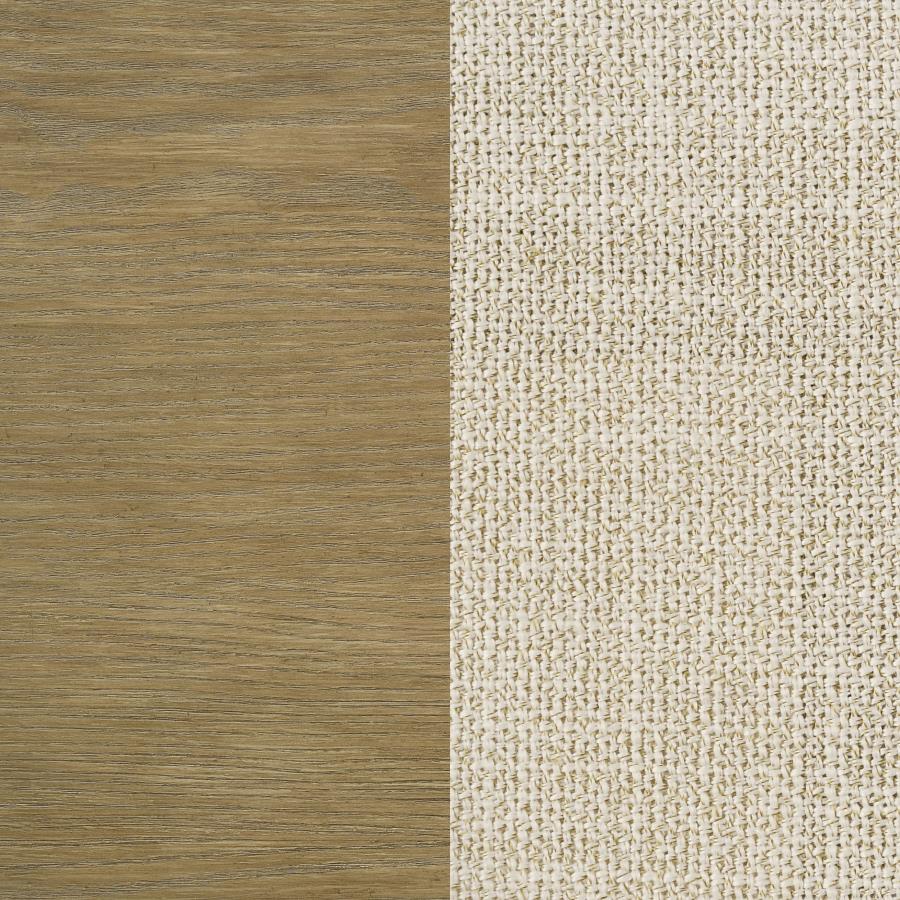 Diana Panel Bed Cream Upholstery