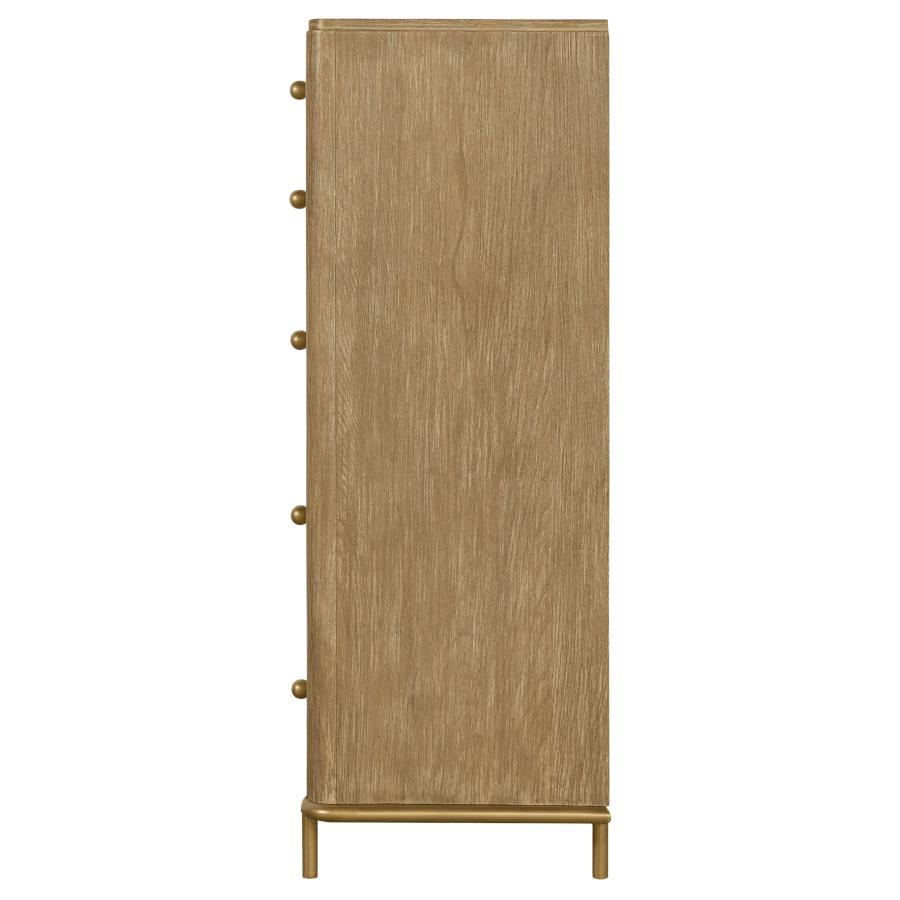 Diana 5-Drawer Chest Sand Wash