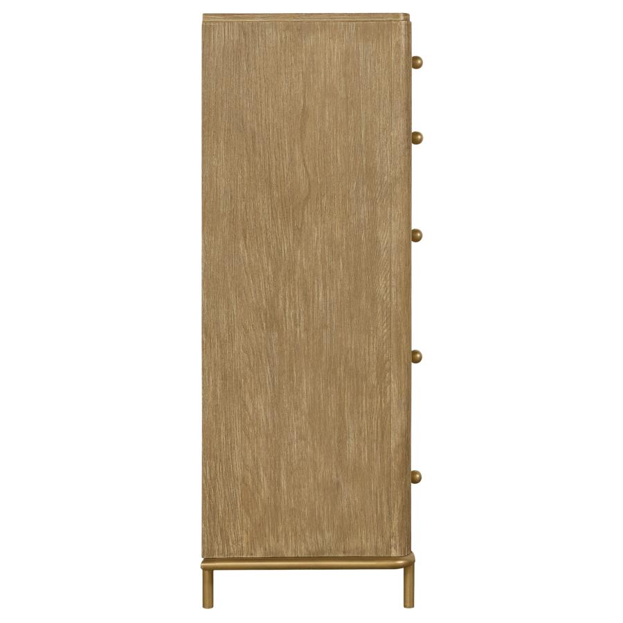 Diana 5-Drawer Chest Sand Wash