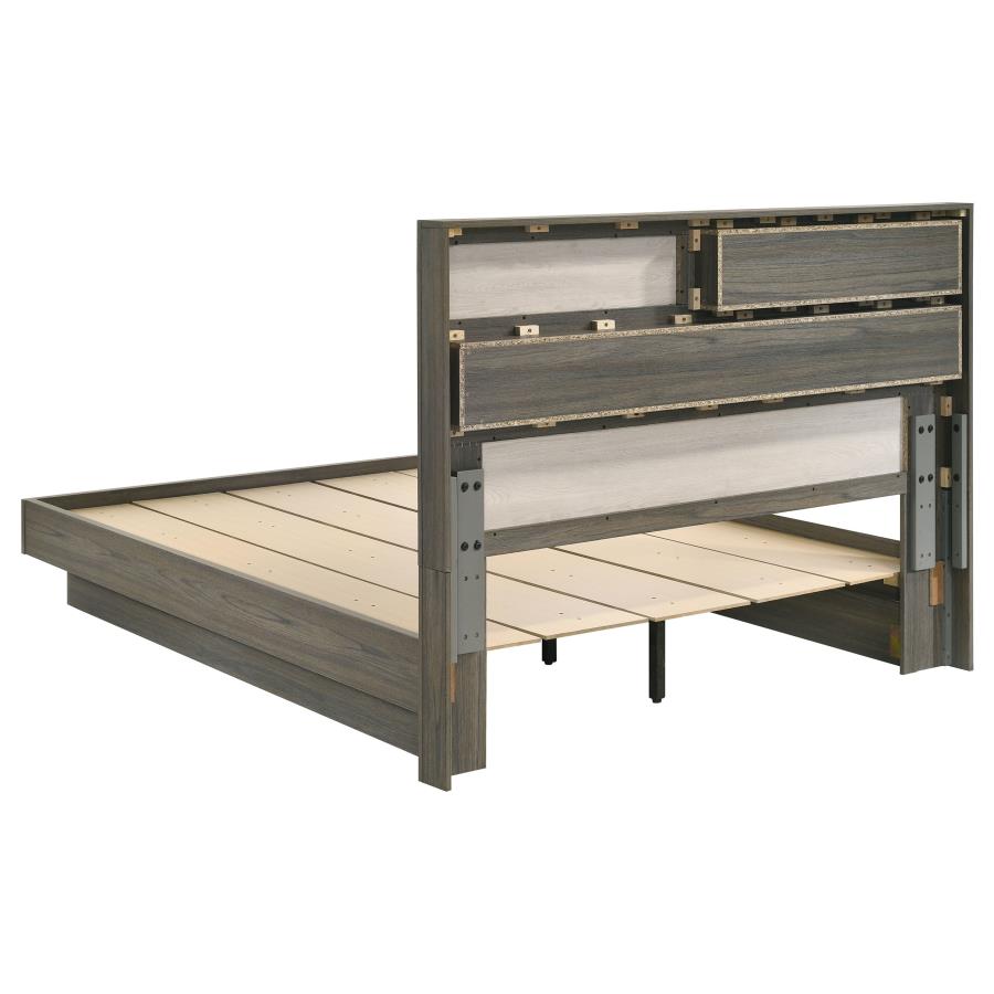 Alondra 5-Piece Bedroom Set Grey Oak