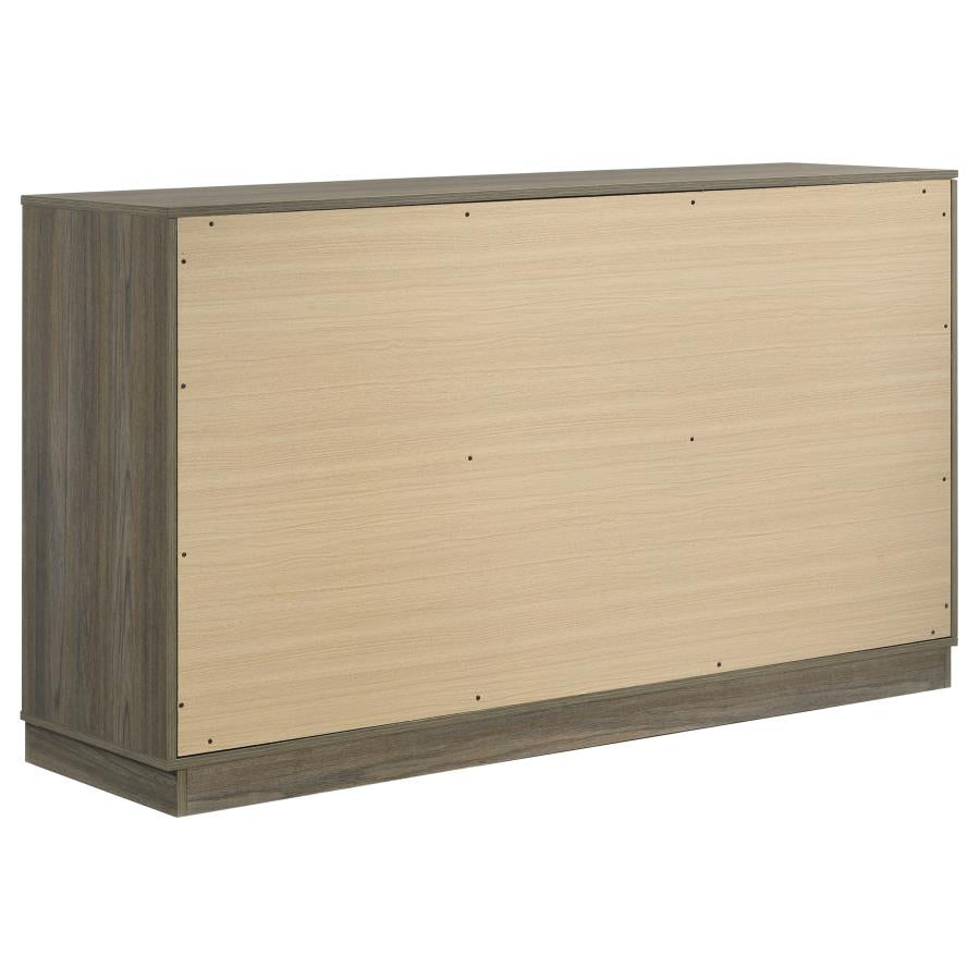 Alondra 5-Piece Bedroom Set Grey Oak