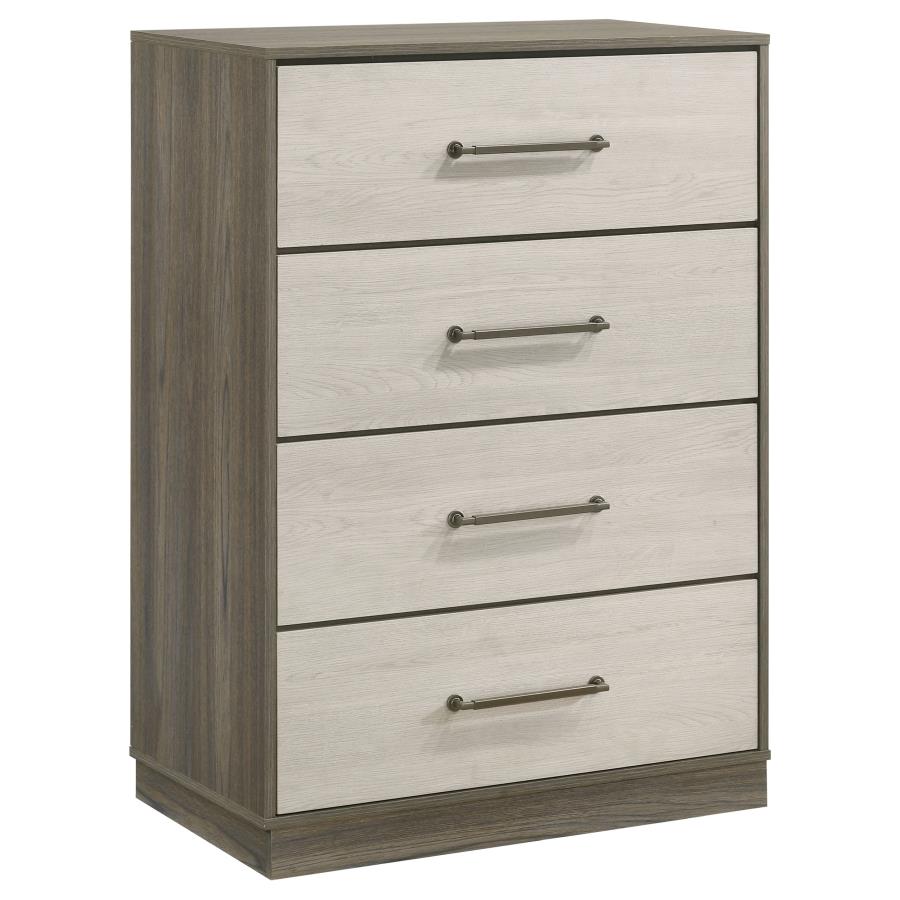 Alondra 5-Piece Bedroom Set Grey Oak