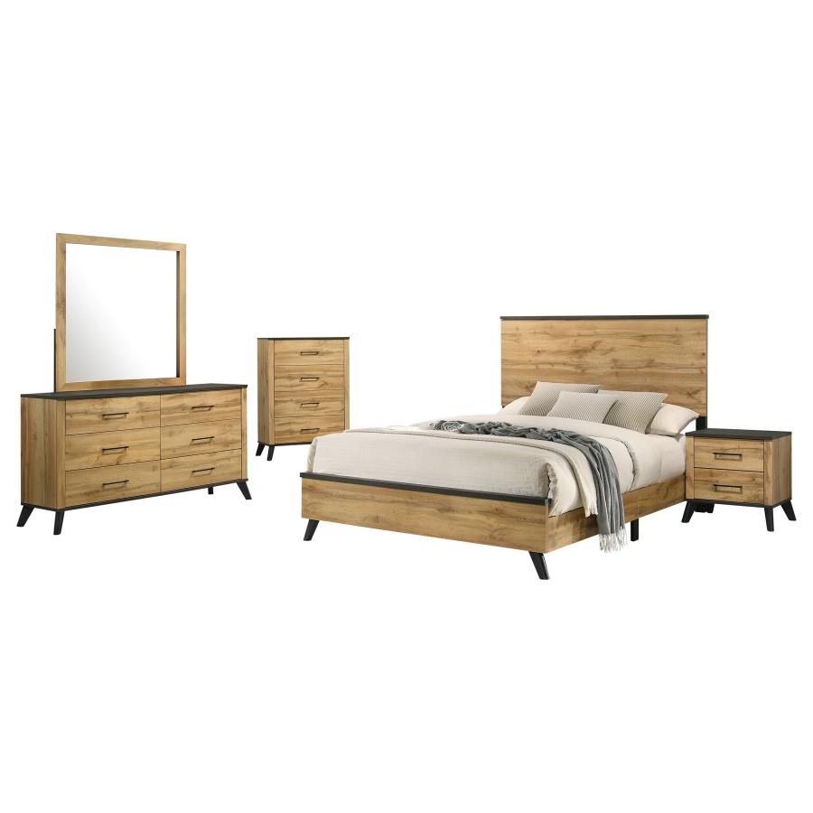 Tara 5-piece Bedroom Set Natural Pine