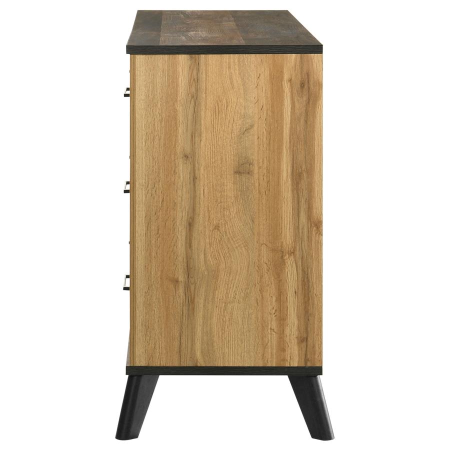 Tara 6-drawer Dresser Natural Pine