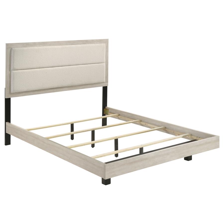 Tracy 5 Piece Bedroom Set Rustic Cream