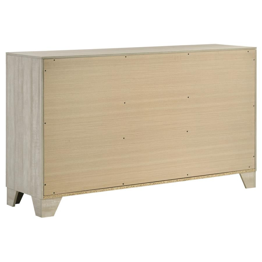 Tracy 5 Piece Bedroom Set Rustic Cream