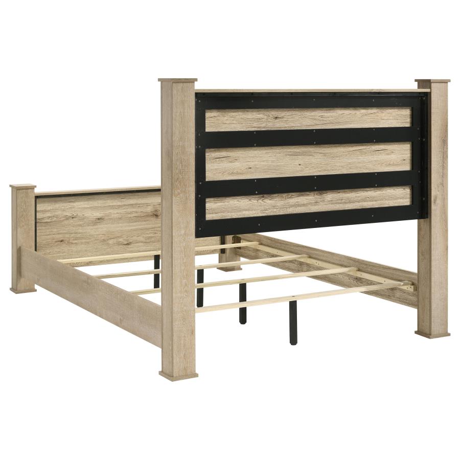 Erica 5 Piece Bedroom Set Weathered Oak