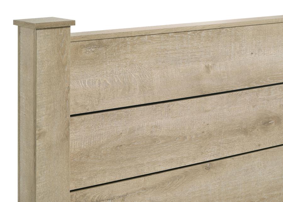 Erica 5 Piece Bedroom Set Weathered Oak