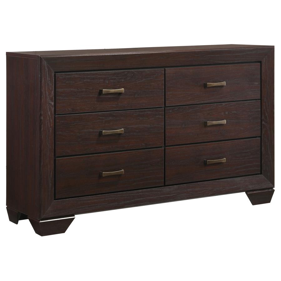 Dariana 5 Piece Bedroom Set Dark Cocoa