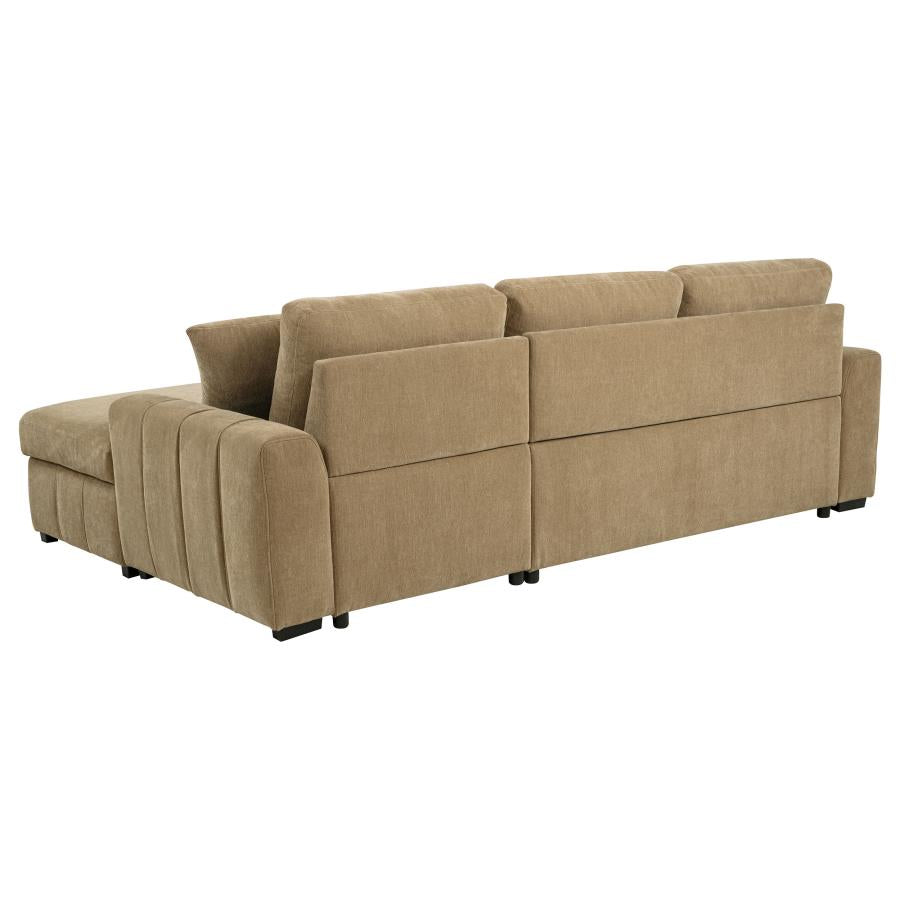 Layla Upholstered Sleeper Sectional Sofa