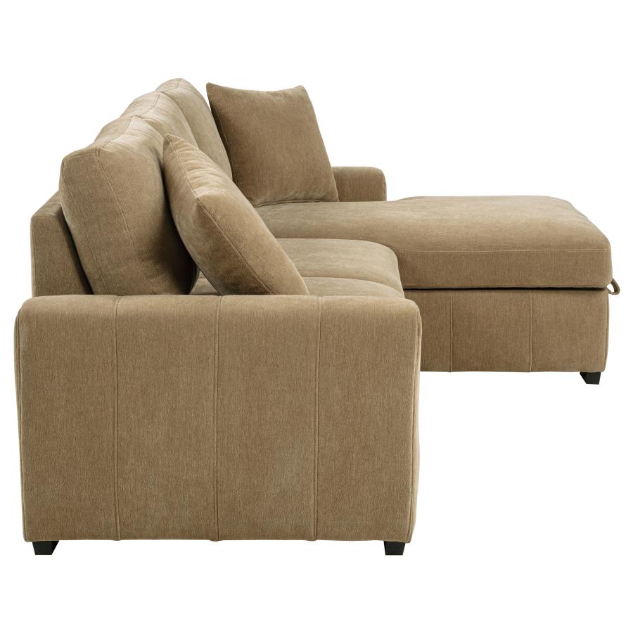 Layla Upholstered Sleeper Sectional Sofa