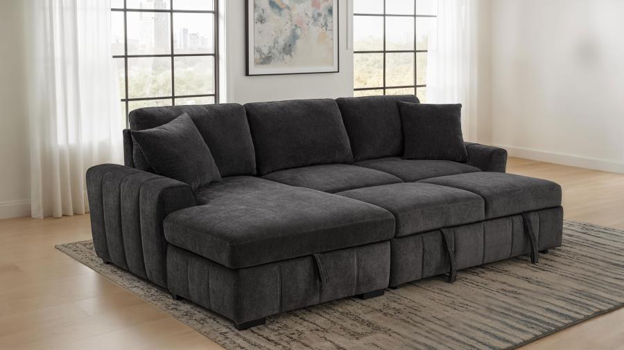 Layla Upholstered Sleeper Sectional Sofa