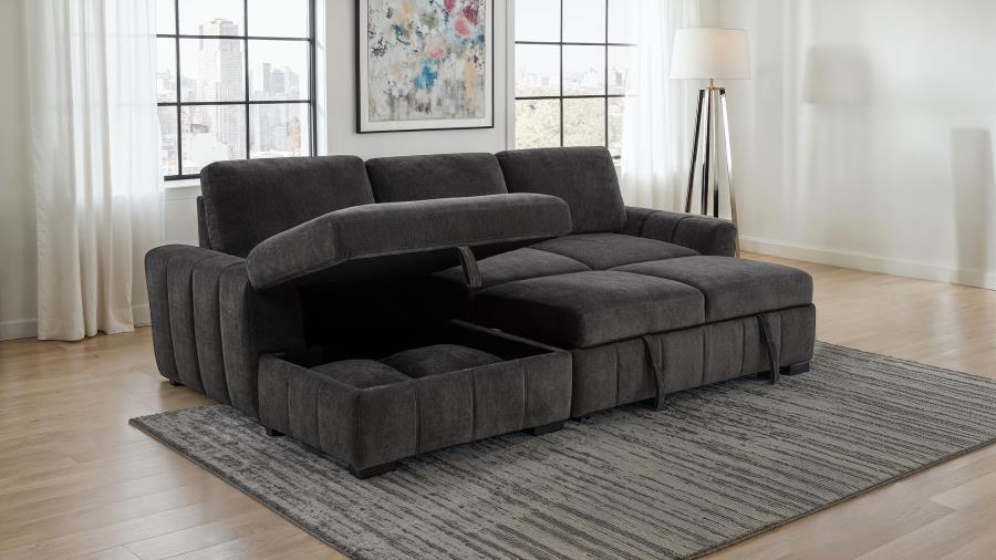 Layla Upholstered Sleeper Sectional Sofa
