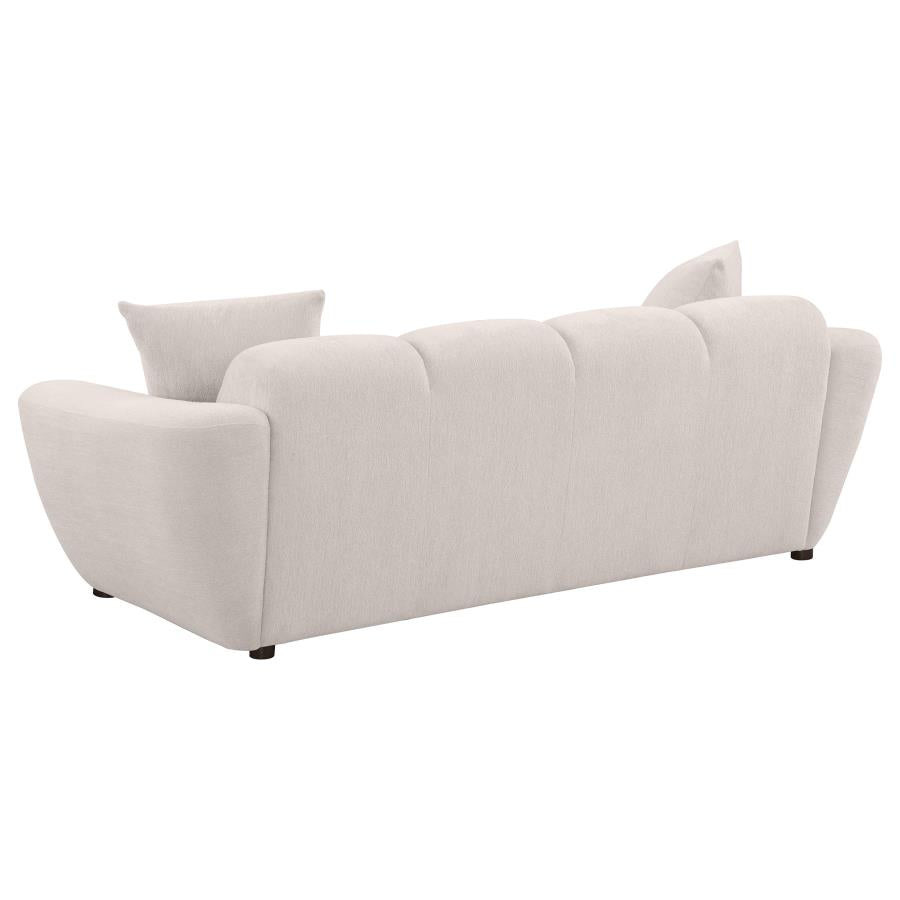 Brielle Chenille Upholstered Splayed Arm Sofa