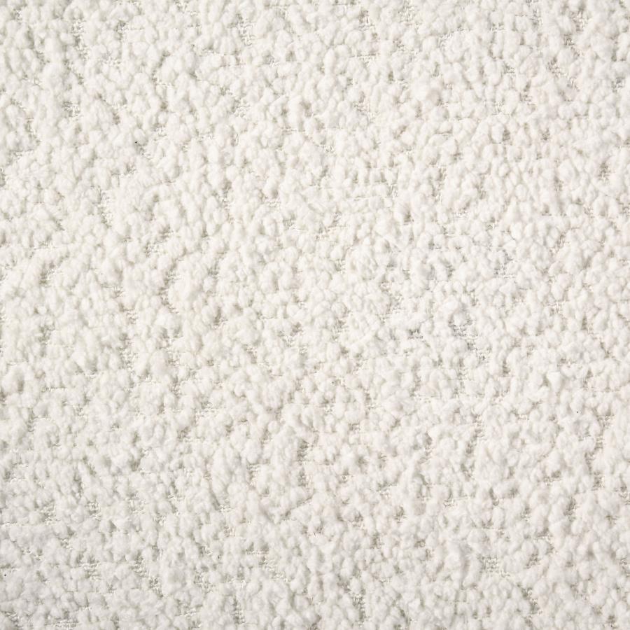Josephine Fabric Upholstered Round Track Arm Sofa White