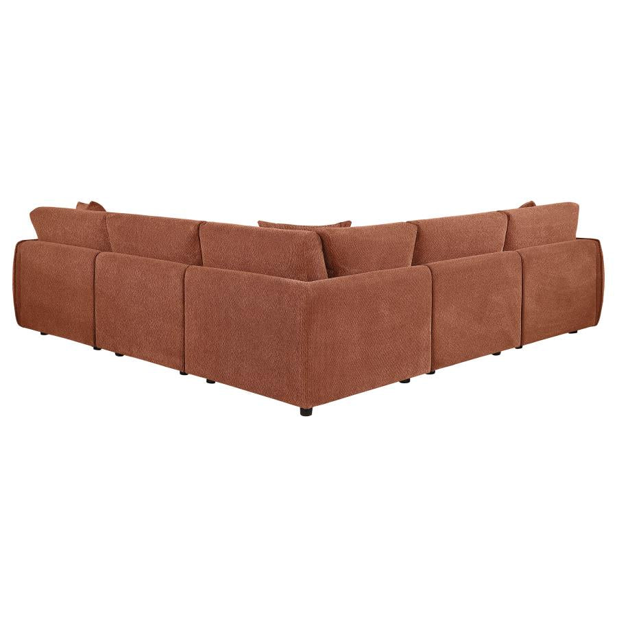 Penelope 5-piece Upholstered Modular Sectional