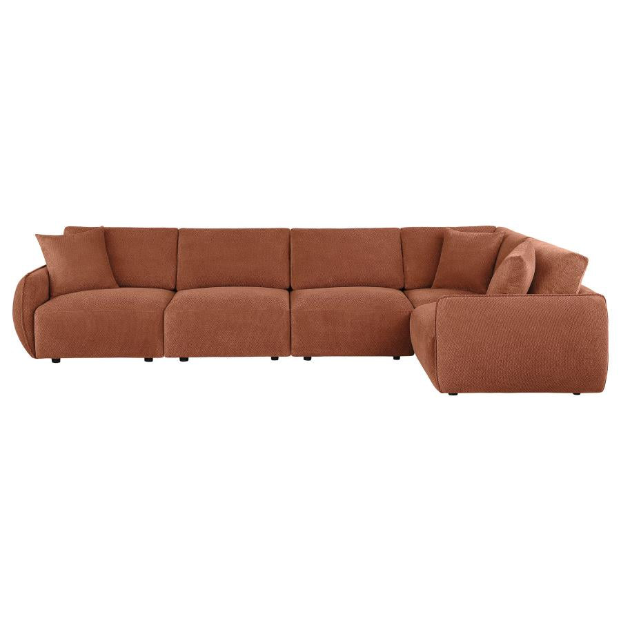 Penelope 5-piece Upholstered Modular Sectional