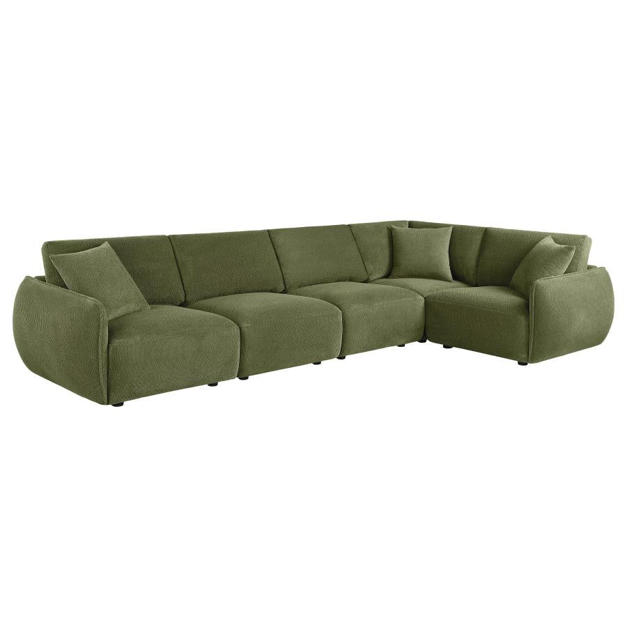 Penelope 5-piece Upholstered Modular Sectional