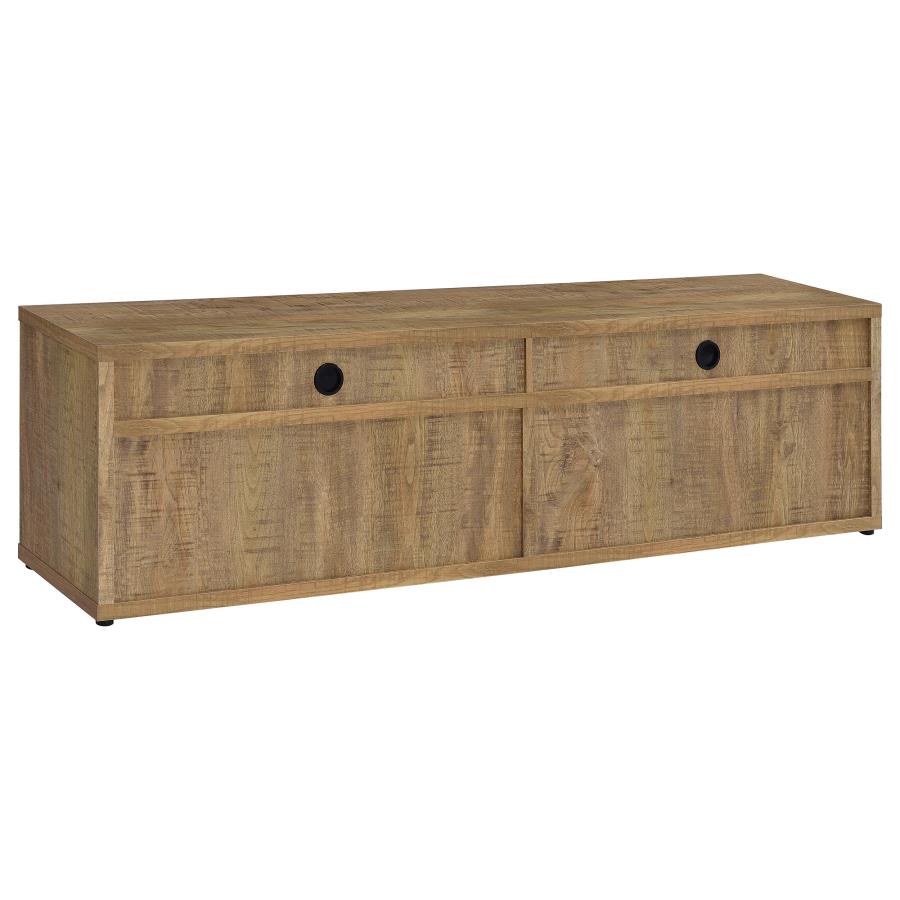 Tammy 79" Mango TV Stand 4-door Storage