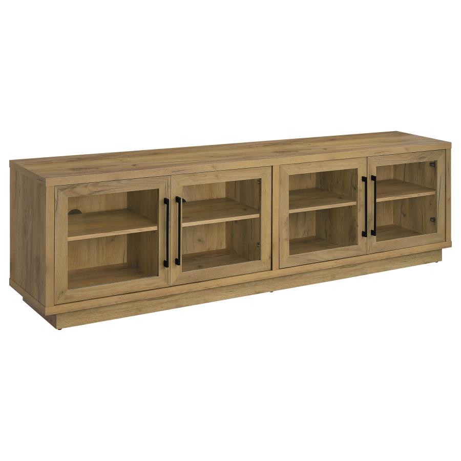 Gina Golden Oak 4-Door TV Stand
