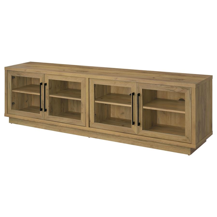 Gina Golden Oak 4-Door TV Stand