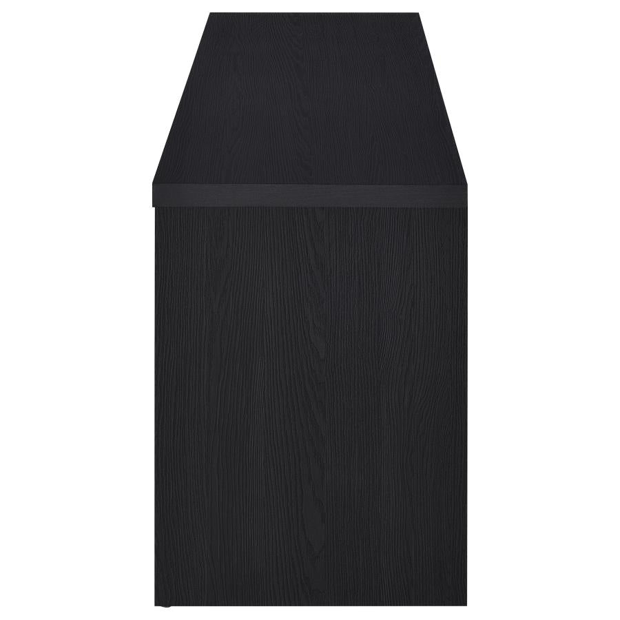 Nikki 78-inch 2-door TV Stand Media Console Black