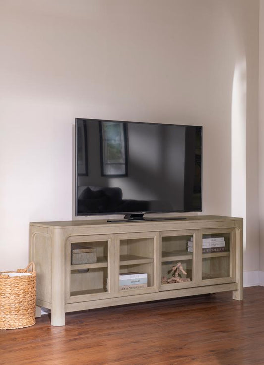 Maria 2-door TV Stand Media Console Weathered Mango