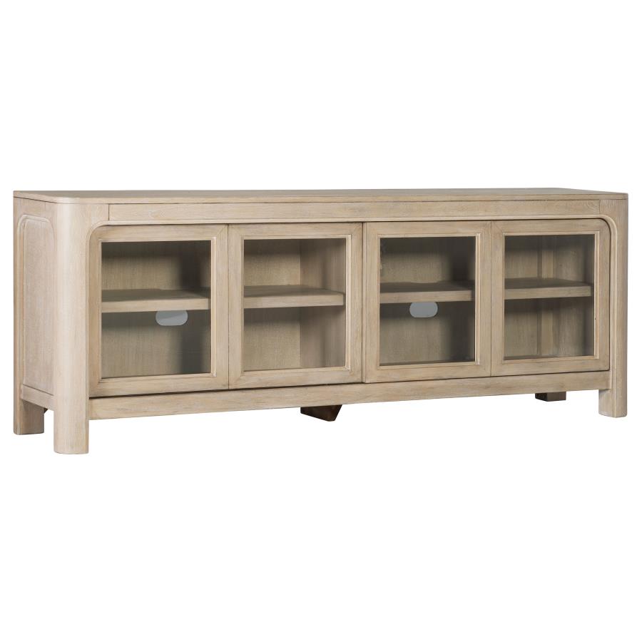 Maria 2-door TV Stand Media Console Weathered Mango